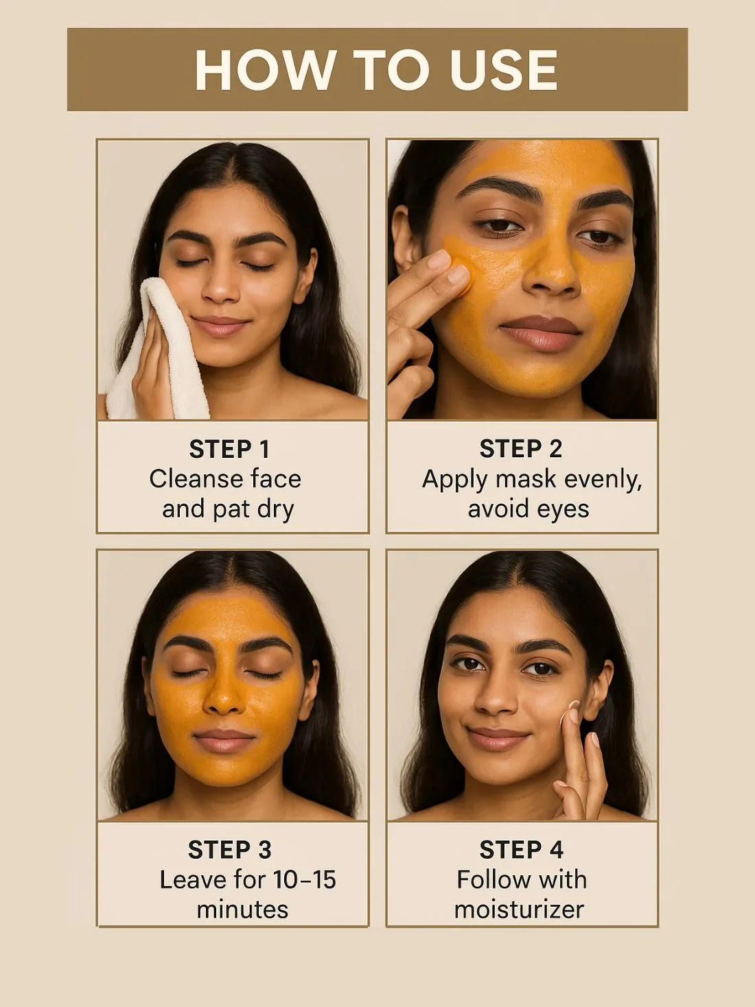 Bamboo Shoot & Turmeric Glass Skin Face Mask - Image 6