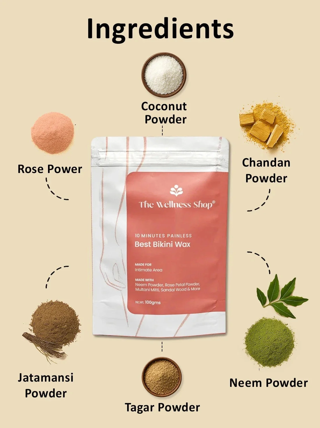 Best Bikini Wax - 10 Minutes Herbal Wax Powder - Image 5