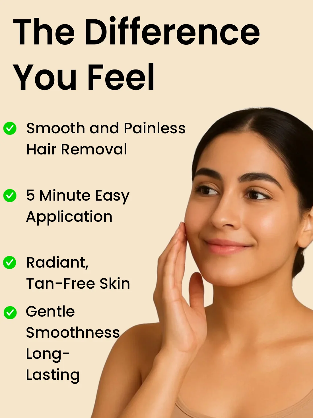 Chocolate Facial Wax Powder - 5 Minute Painless Herbal Wax Powder - Image 4