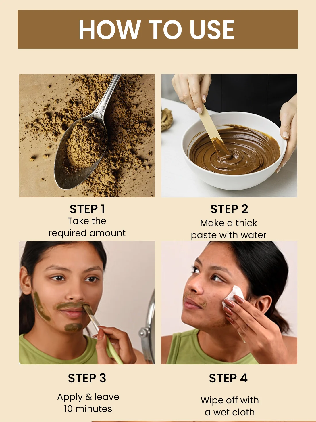Chocolate Facial Wax Powder - 5 Minute Painless Herbal Wax Powder - Image 6