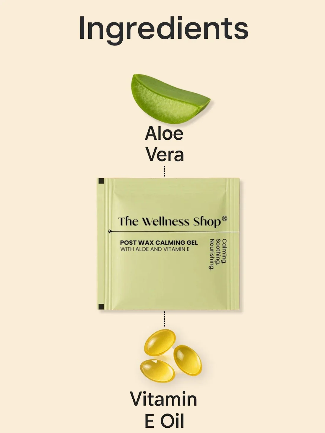 Post Wax Calming Gel With Aloe And Vitamin E - Image 5