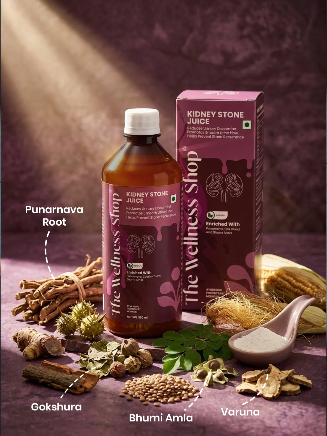 Kidney Stone Juice — Ayurvedic Formula for Stone Relief, Kidney Detox & Pain-Free Urination - Image 5