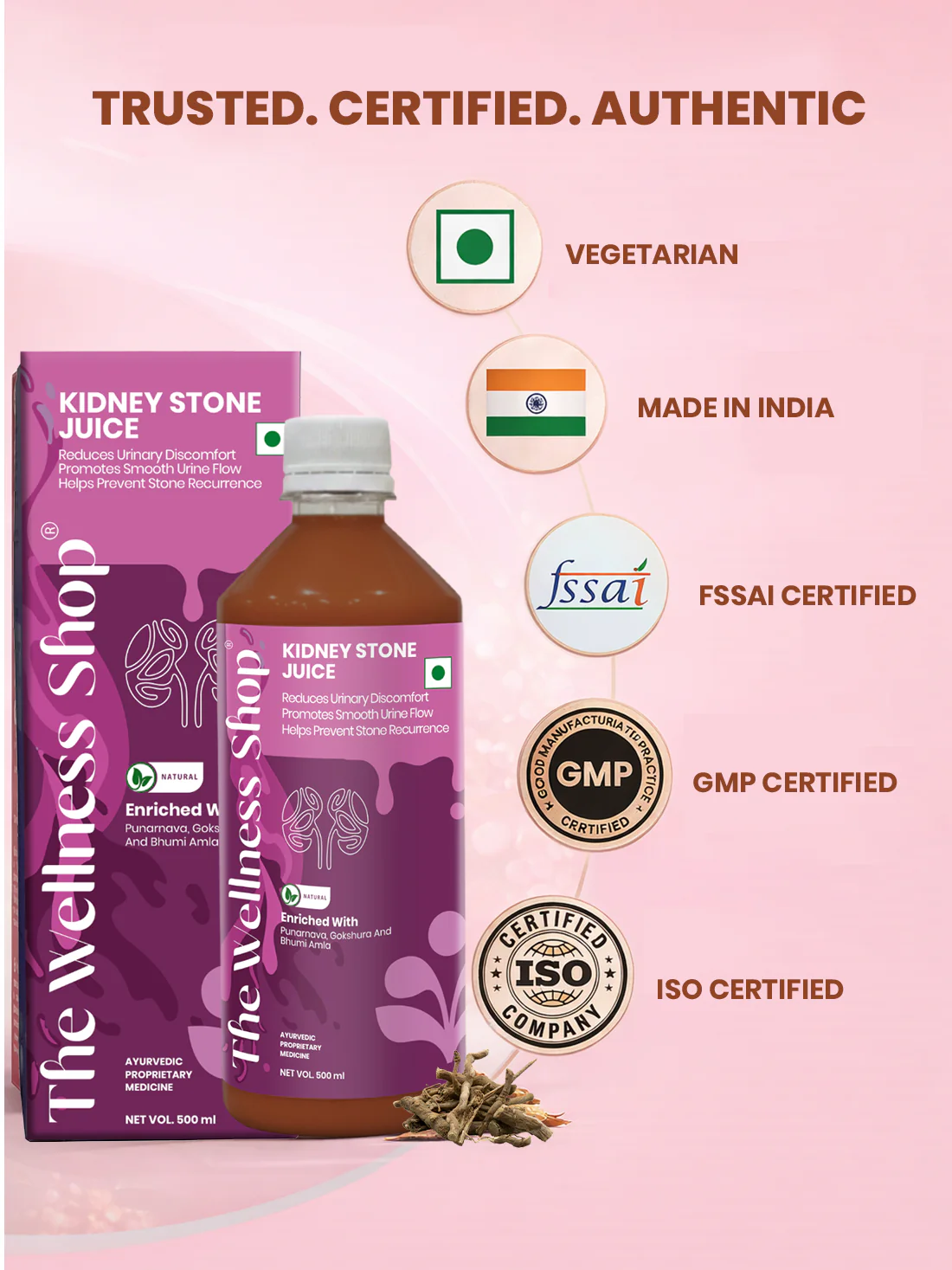 Kidney Stone Juice — Ayurvedic Formula for Stone Relief, Kidney Detox & Pain-Free Urination - Image 8