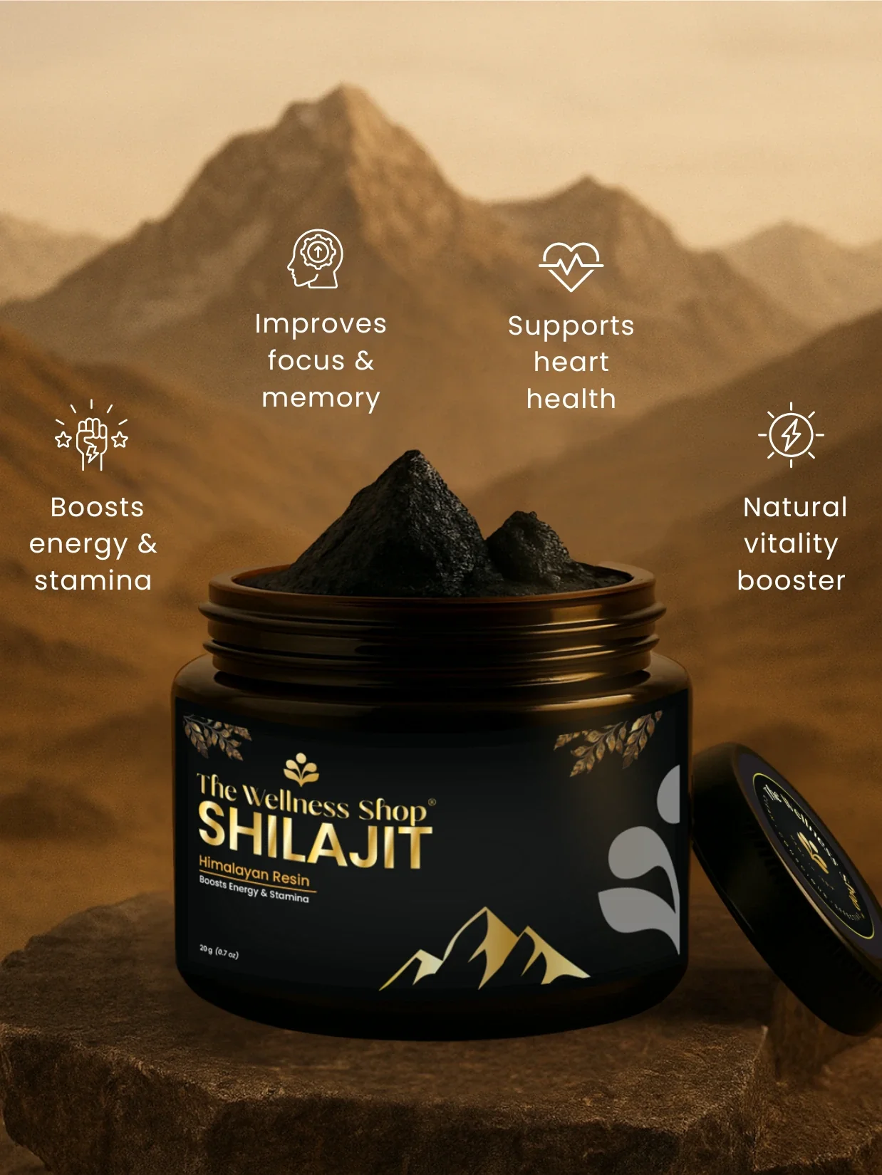 100% Pure Shilajit Himalayan Resin - with 77% Fulvic Acid - Image 10