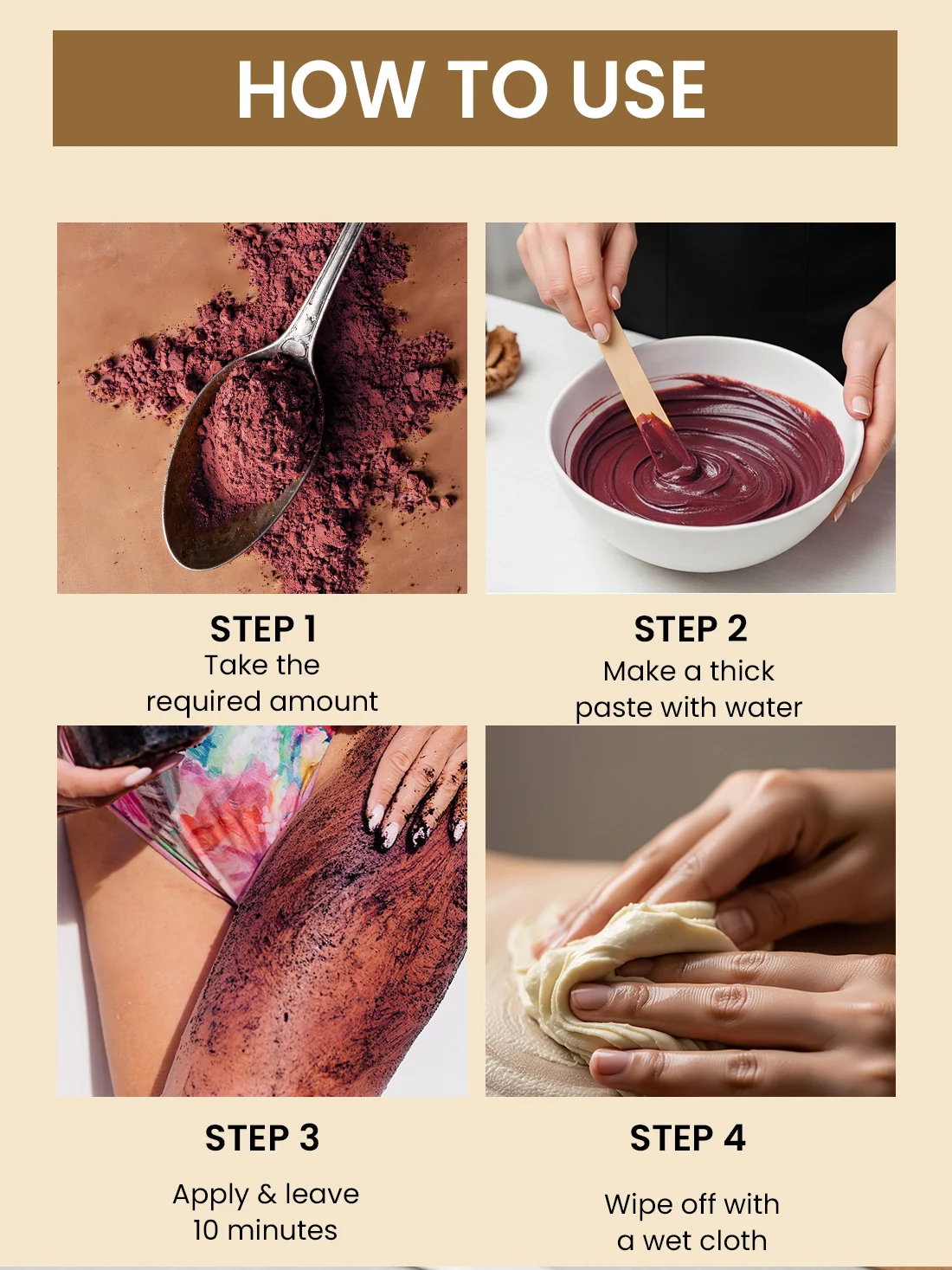 Rose Hair Removal Powder - 10 Minute Full Body Wax - Image 6