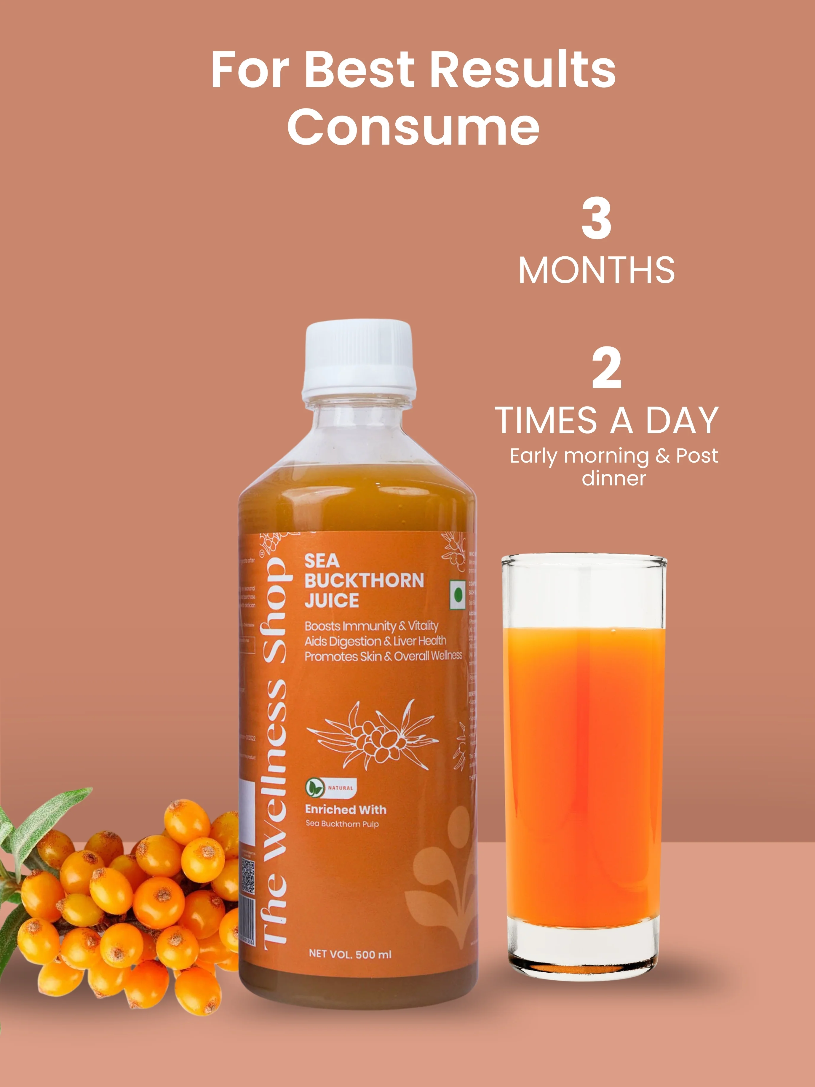 Sea Buckthorn Juice – 100% Ayurvedic for Immunity, Glow & Energy - Image 9