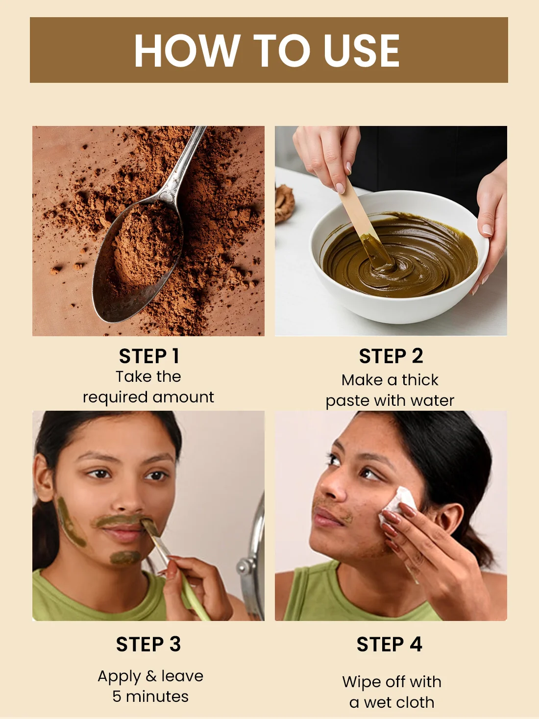 Turmeric Facial Wax - 5 Minutes Painless Herbal Wax Powder - Image 6